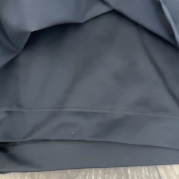 Adidas Women's Black Running Shorts - Dual Layer - Sz. S - Grey/ Navy - Picture 3 of 6